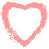 Pink white heart