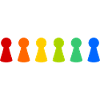 bunte Spielfiguren