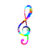 Notes de musique Clef