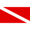 Diver Flag Diving Flag