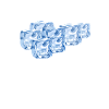 ice cubes - piles