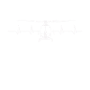 Helicopter heartbeat helicopter pilot gift