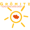 Grömitz mit Sonne und Herz.