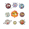 Solar system galaxy space planet