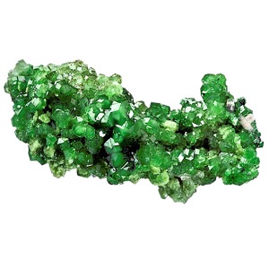 Granat Uwarowit grün Mineral Inselsilikat Schmuck