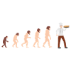 Evolution Chef Koch Lustige Geschenkidee