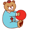 Bear with ball