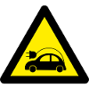 Panneau d'avertissement de voiture électronique