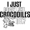 Ich mag Krokodile