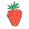 Strawberry - drawing
