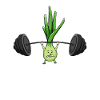 Leek Fitness Pumper -suunnittelu Pak Choi Sport Motivat
