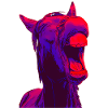 laughing horse