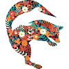 Fox dolphin flowers