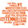 tennis text words