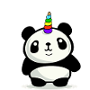 Panda unicorn