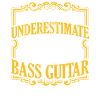 Bass guitar old man