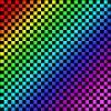 Schachbrettmuster bunt