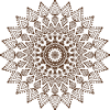 Mandala brown