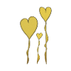 Golden hearts