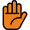 Hand / Stop / No.