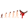 Evolution Breakdance Idée cadeau drôle