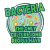 Bacteria culture funny prokaryotes microbiology