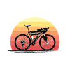 Bikepacking sunset design