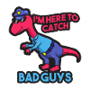 Dino police disant cadeau enfant
