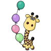 happy birth party - birth giraffe
