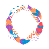Kolorowe kości Boho D20 Stołowe RPG