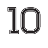 Jersey number 10
