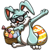 Chouette lapin de Pâques