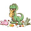 Les dinosaures de Pâques