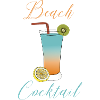Strandcocktail freie Sommergeschenk