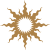 wavy sun