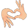 Korean heart sign