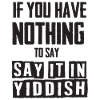 Say it in Yiddish
