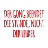 Lehrer vs Schulklingel