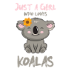 Koala girl animals