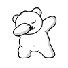 Winter Baer Eisbaer Dab