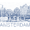 Pen drawing Amsterdam