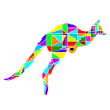 Känguru Baby Polygon