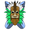 TIKI mask