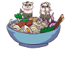 Ferret ramen anime kawaii