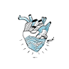 heart ocean