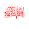 Geriatric nurse with heart