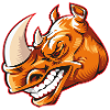 Rhinoceros head beast