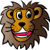 Funny lion
