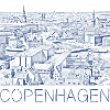 Pen drawing Copenhagen