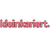 Small checkered lettering